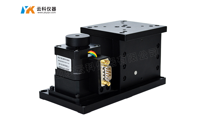 光學電動升降臺高精密電控位移臺光機電實驗室滑臺微型調整工作臺